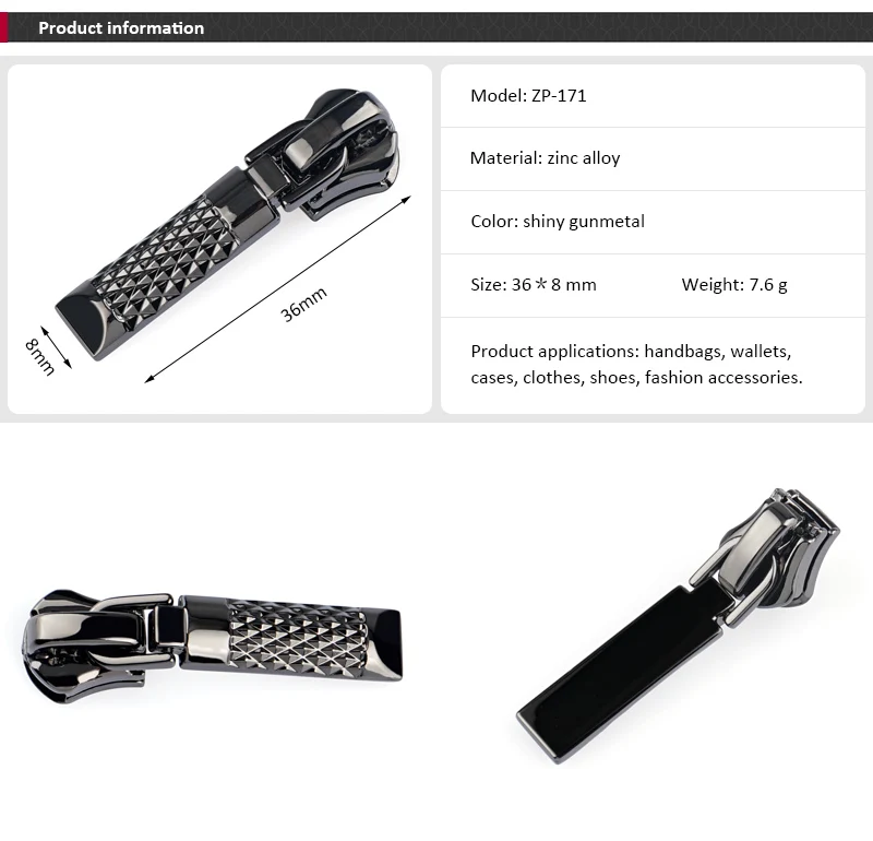 Metal Zipper Pull