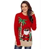 Customized Design Factory Price New Design Santa Claus Pattern Wholesale Christmas Ugly Christmas Sweater