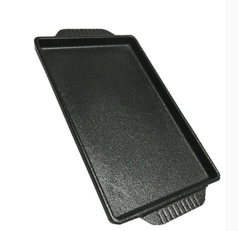 Sizzling Plate With Wooden Tray Rectangular Serving Pan Cast Iron Sizzler Plate Buy