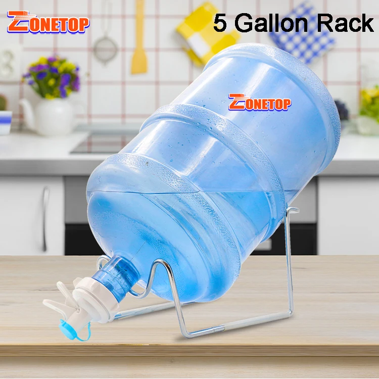 Best Price Chrome Plated Metal 5 Gallon Drinking Water Bottle Stand