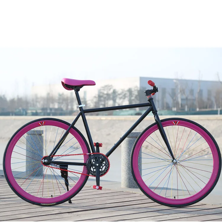 Ce Standard Single Speed Steel Frame Fixed Gear Bike/ 26 Inch Fixed ...