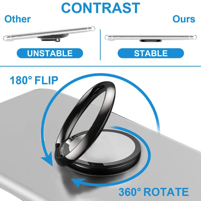 Rotate 360 Degrees Mobile Phone Ring Stent Latest Finger Ring Designs,Smart Ring Holder For