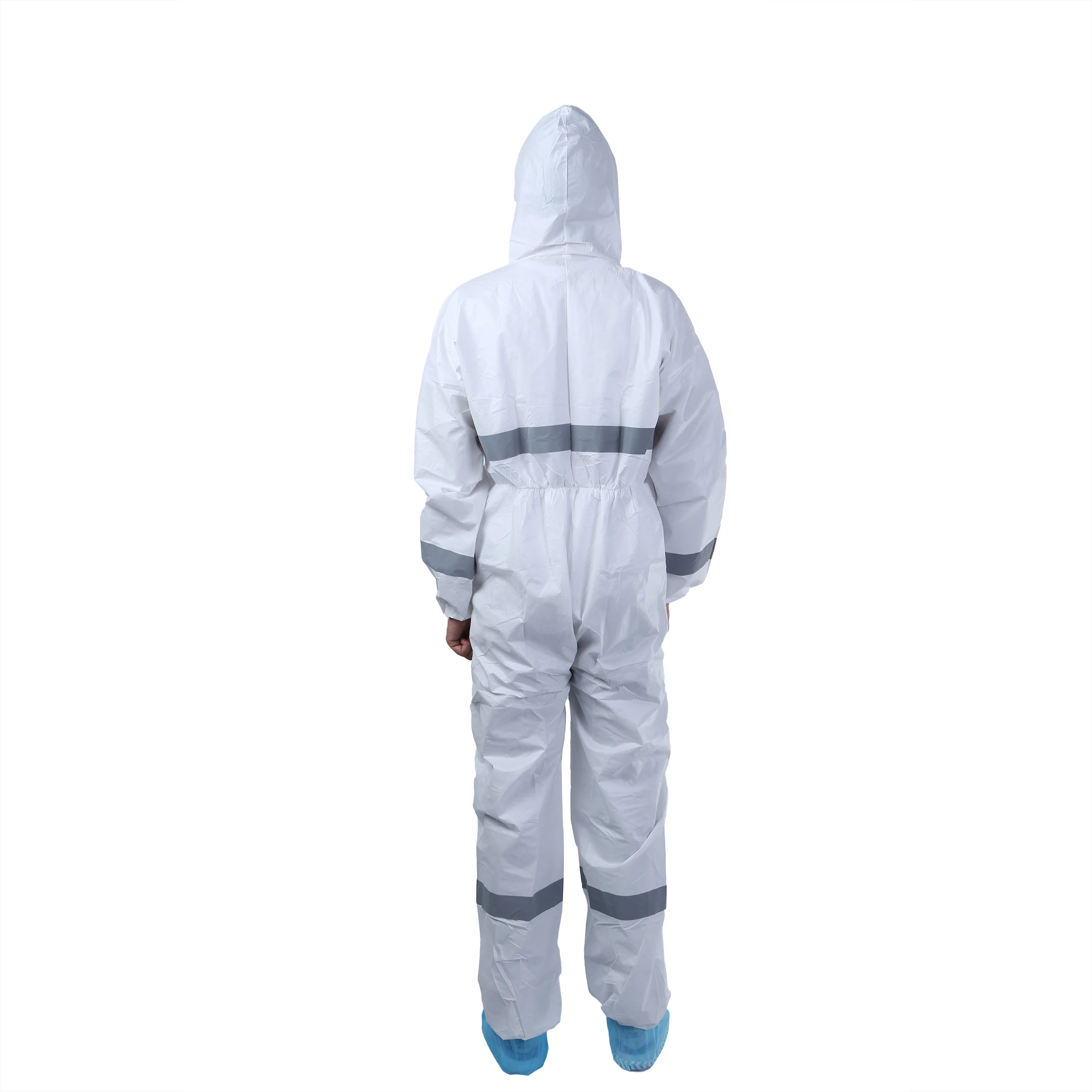 White Type 5//6 Scan Chemical Splash Resistant Coveralls