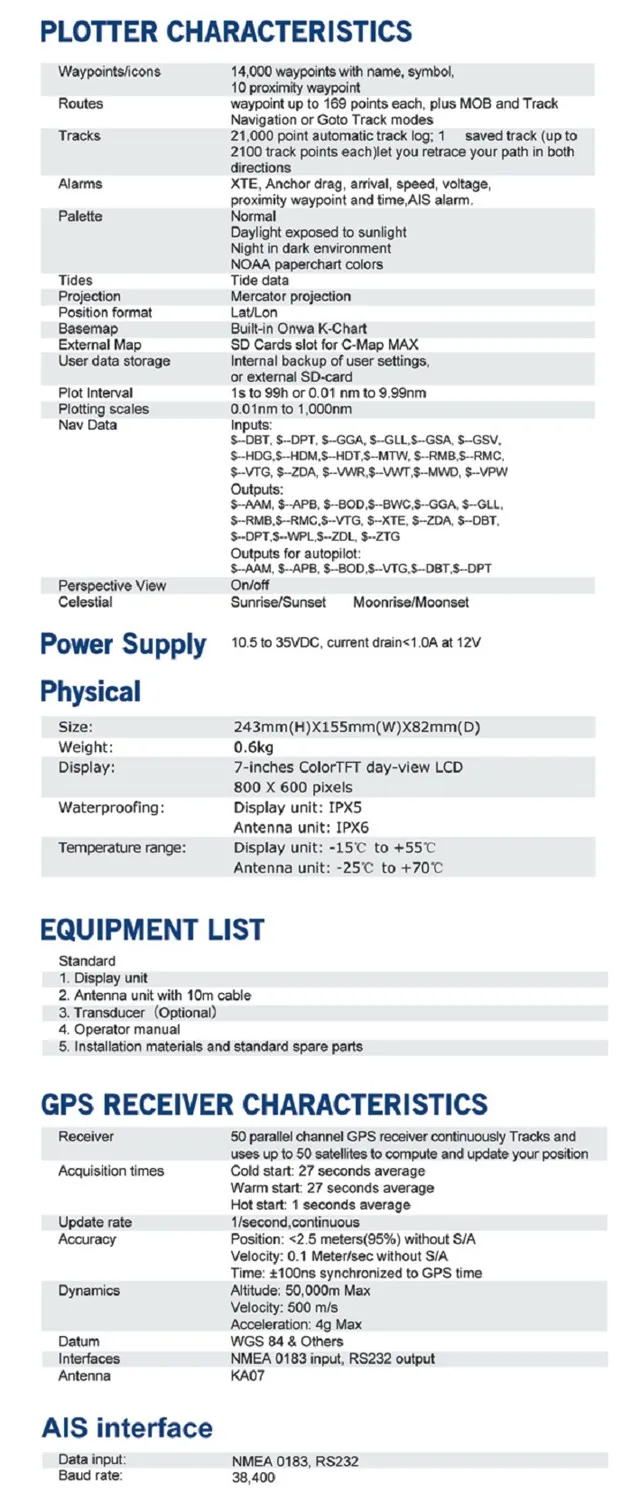 KCOMBO-7 GPS plotter and find fishing combo transducer