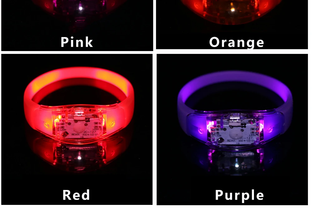 Cheap Price Sound Activated LED Wristband - Light up Bracelet