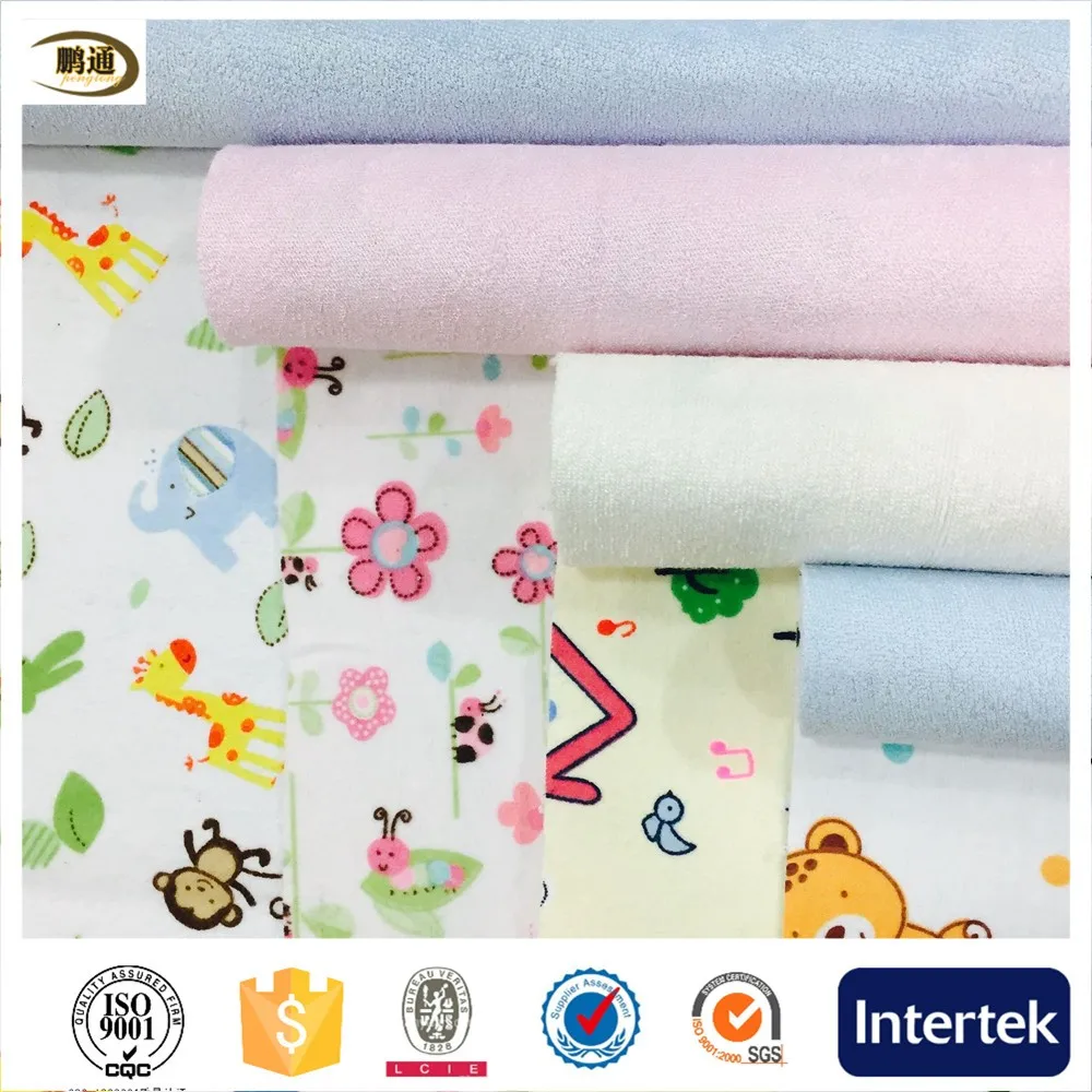For Baby100cotton Flannel Fabrics,Reactive Printing Flannel Flannel Fabric