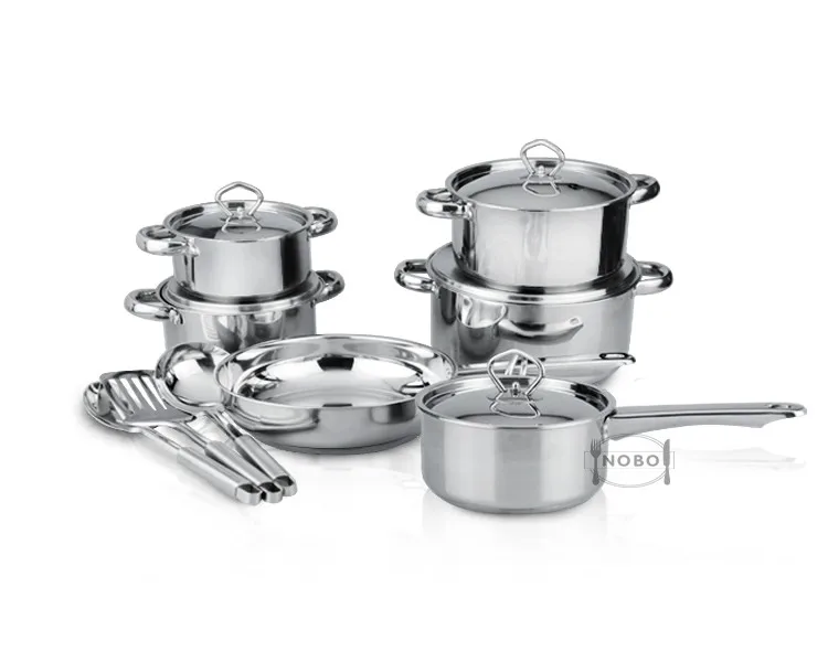 Indian Style Industrial Stainless Cooking  Pots  With Big 