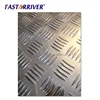 alloy 5052 five bars embossed aluminium sheet