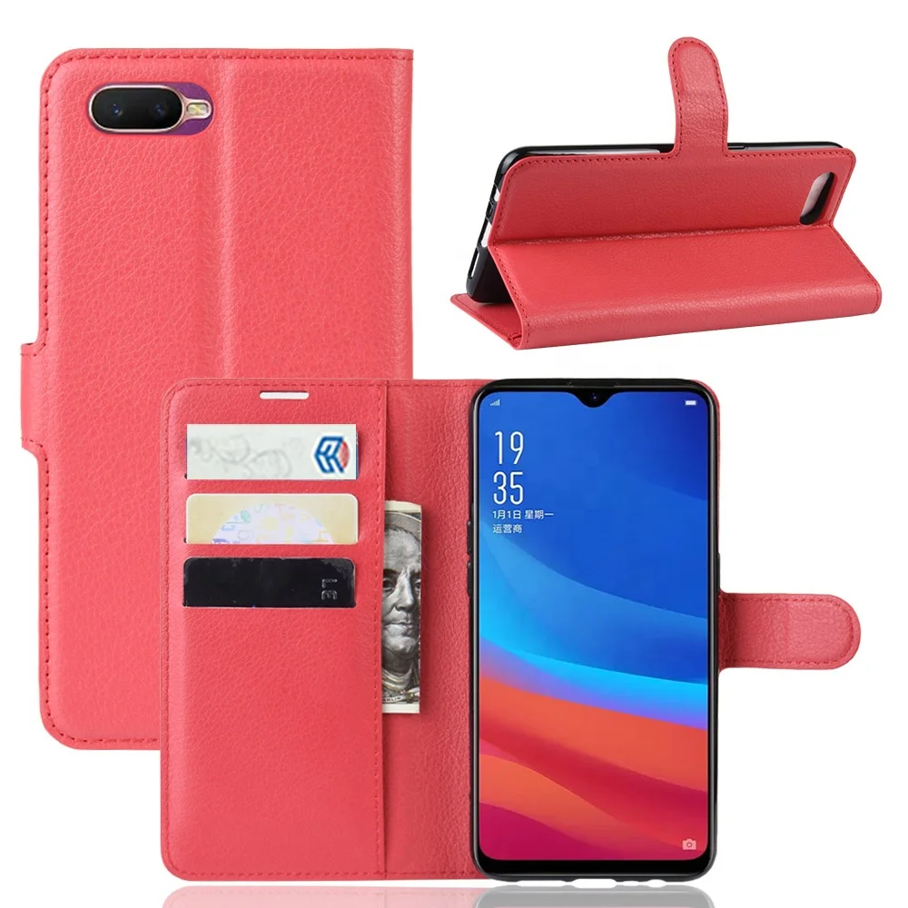 For Oppo A5s Ax5s Card Holder Magnetic Flip Wallet Leather Case Cover ...