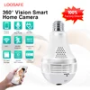 Promotion! Cheap price 960P wireless light bulb IP camera panoramic 360 Camera