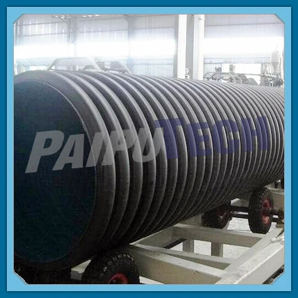 drainage pipe corrugated larger