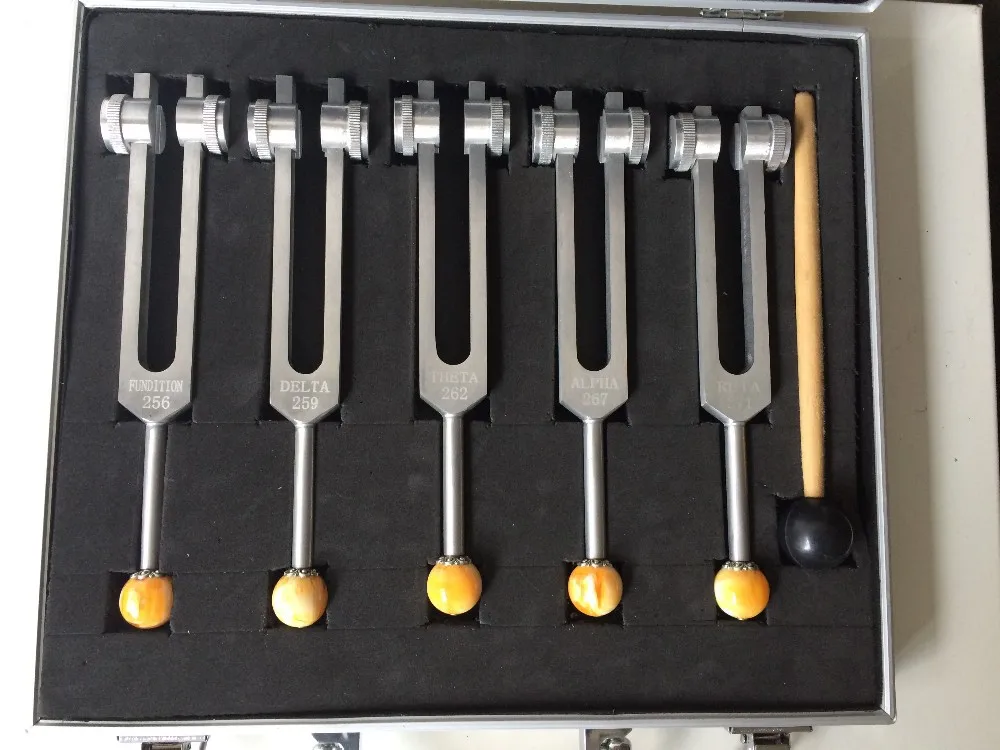 315.8hz Brain Tuner Human Organ Tuning Fork Set Of Sound Healing