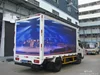 P10 P12 Container Truck Mounted LED Display Billboard Video Screen for road show,broadcast led mobile truck display screen