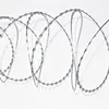 low price used sharp security fence galvanized concertina razor barbed wire with pallet for sale