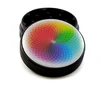 Two Piece Herb, Spice or Tobacco Pollen Aluminum Grinder 2.5'' Custom epoxy Logo , all colors available