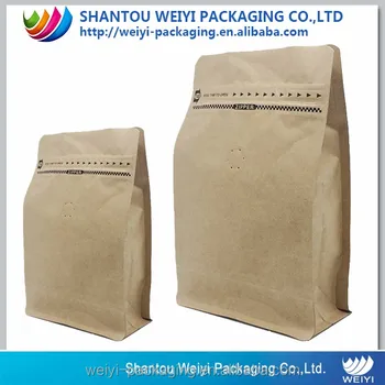 Oem Coffee Packaging Bags With Valve Ziplock Kraft Paper Oem Coffee Packaging Bags With Valve Ziplock Kraft Paper Beans