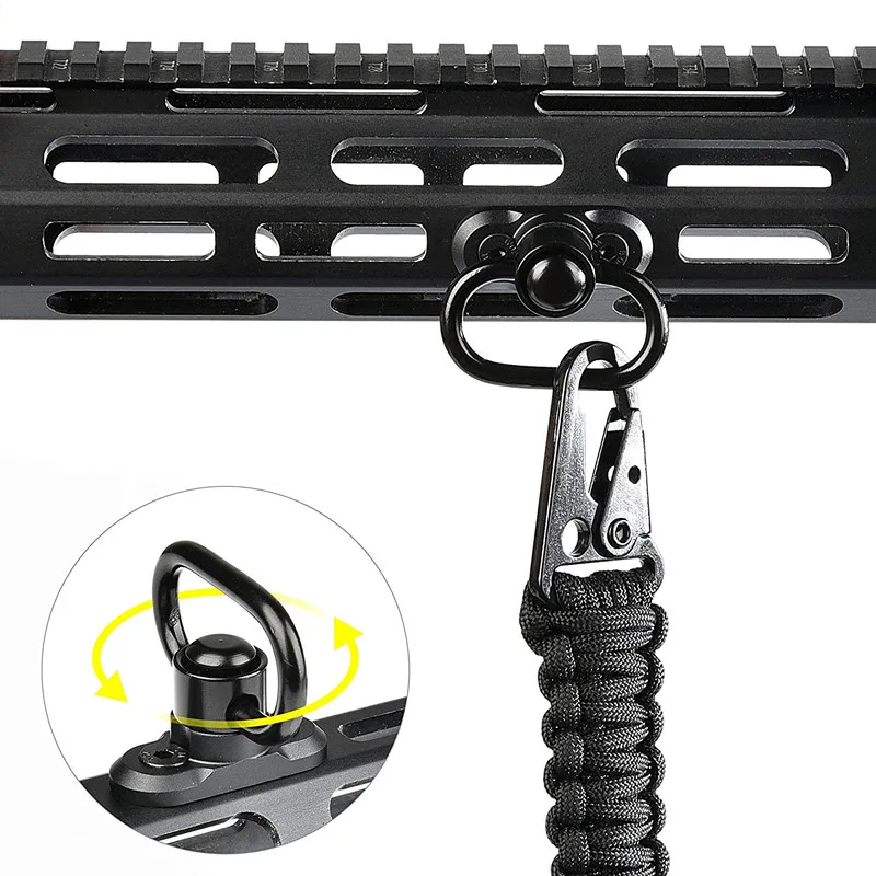 Hunting Standard Qd Gun Sling Swivel Adapter Rifle Handguard Mlok Rail ...