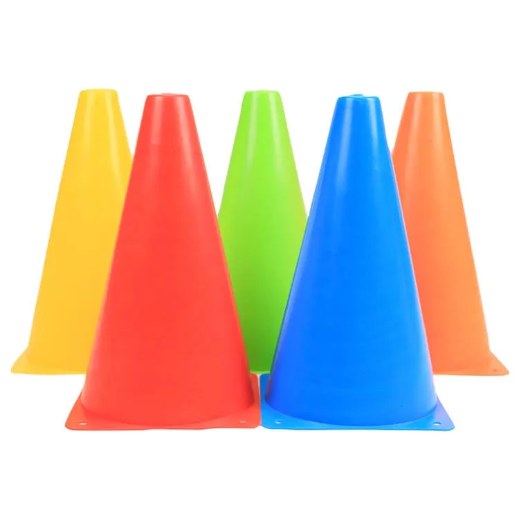 12 Pack 7 Inch Plastic Sport Training Traffic Cone for Kids Home Football P7E1 