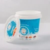 400ml Round Plastic Ice Cream Containers with Tamper Evident