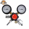Super Accurate CO2 Dual Gauge Regulator Homebrew Gas Regulator 0~3000psi 0~60psi W21.8/CGA320/G5/8