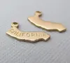 Hot sale wholesale indian gold jewelry All 50 State gold plated jewelry Personalized State Charms