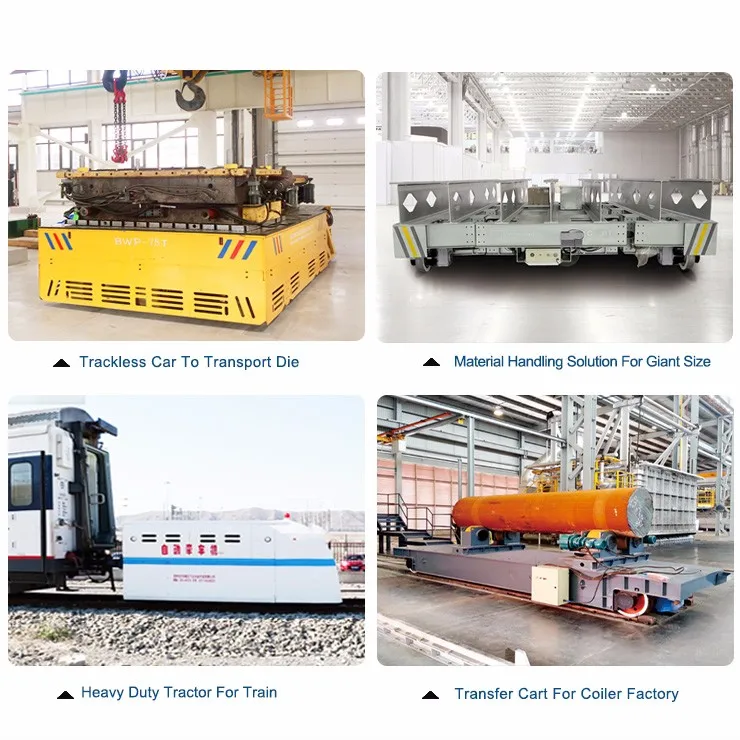 5t, 10t, 20t Rail Type Transfer Car for Heavy Materials, Steel Coil Handling Large Table Electric Flat Bed Rail Transfer Car
