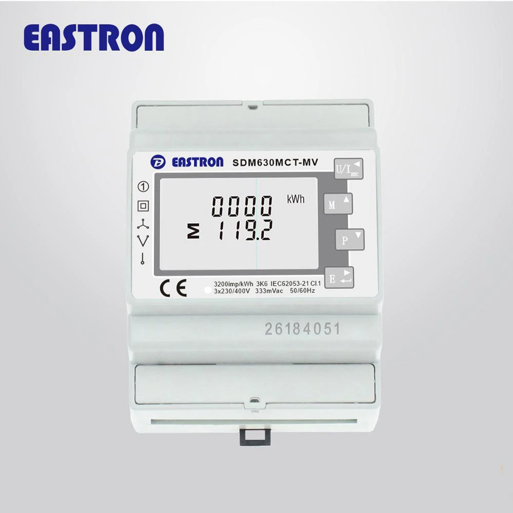 Sdm630mct Mv Three Phase 333mv Input Energy Meter Ct Connected Multi Function Electricity Power 1745