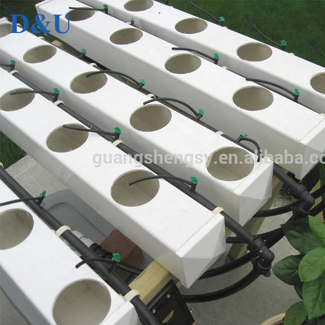 Commercial Hydroponics Vegetables Indoor Grow Boxes Hydroponics Pvc