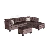 Frank furniture wholesale hot selling living room furniture sectional fabric Multifunction sofa