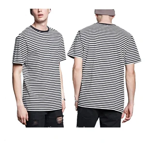 Round neck stripe short sleeve cotton custom mens t shirts Round neck stripe short sleeve cotton custom mens t shirts