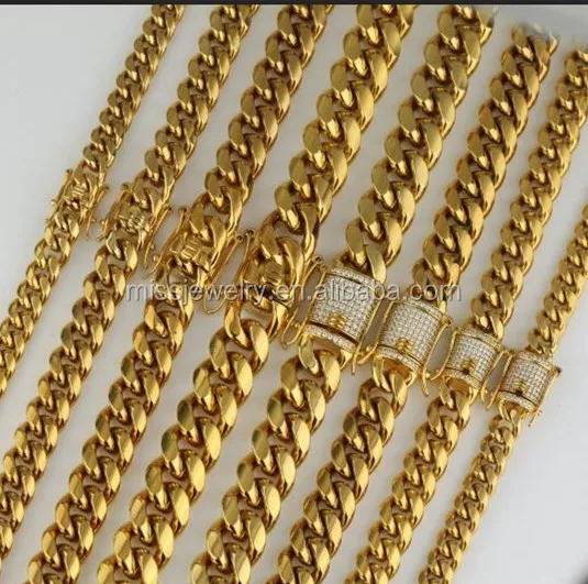 rold gold chain for men