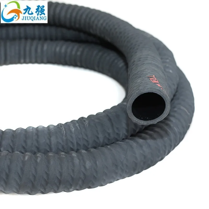 Black Neoprene Oil Resistant Rubber Hose / Fire Proof Flexible Hose