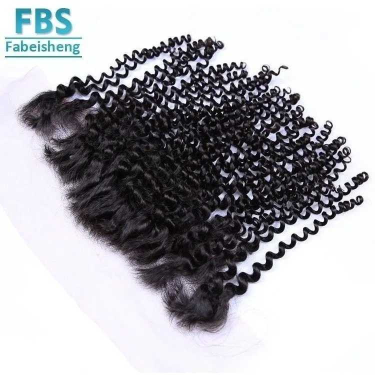 
13x4 transparent lace frontal closure straight wave curly 