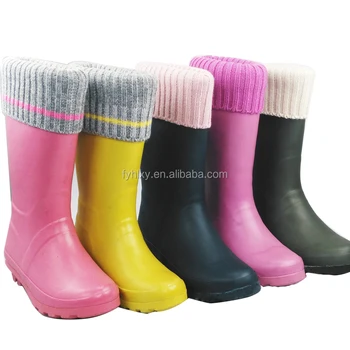 Shoes Design Rubber Cowboy Rain Boots 
