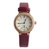 Luxury diamond high quality diamond Red lady watch