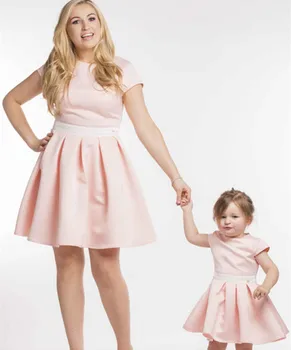 mother and baby girl matching dresses
