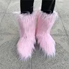 hot selling women boots winter women fur boots big size