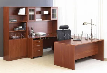 Modern Wooden Office Furniture Desk Credenza Shell Suit Sz Od002