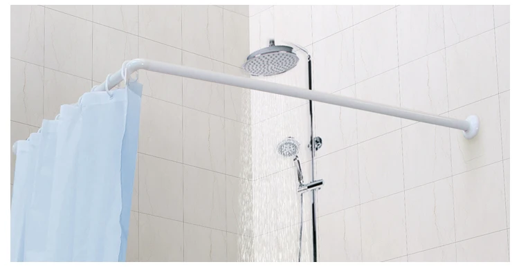Aluminum Material Bathroom Corner Curved Shower Curtain Rod Buy