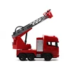 Fire engine simulation can spray water large children's toy engineering truck ladder rescue truck inertia car remote control car