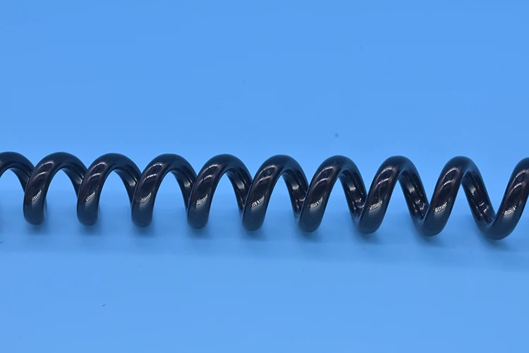 4 Cores 4*0.3mm2 High Flexibility Pu Spiral Coil Spring Cable Spiral
