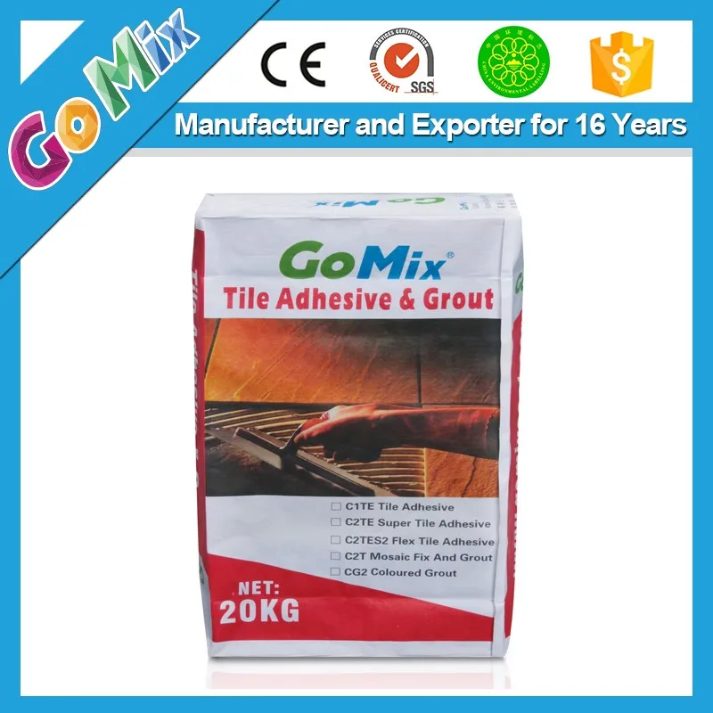 Premium Performance C2tes1flex Tile Adhesive For Floor Ceramic Tiles