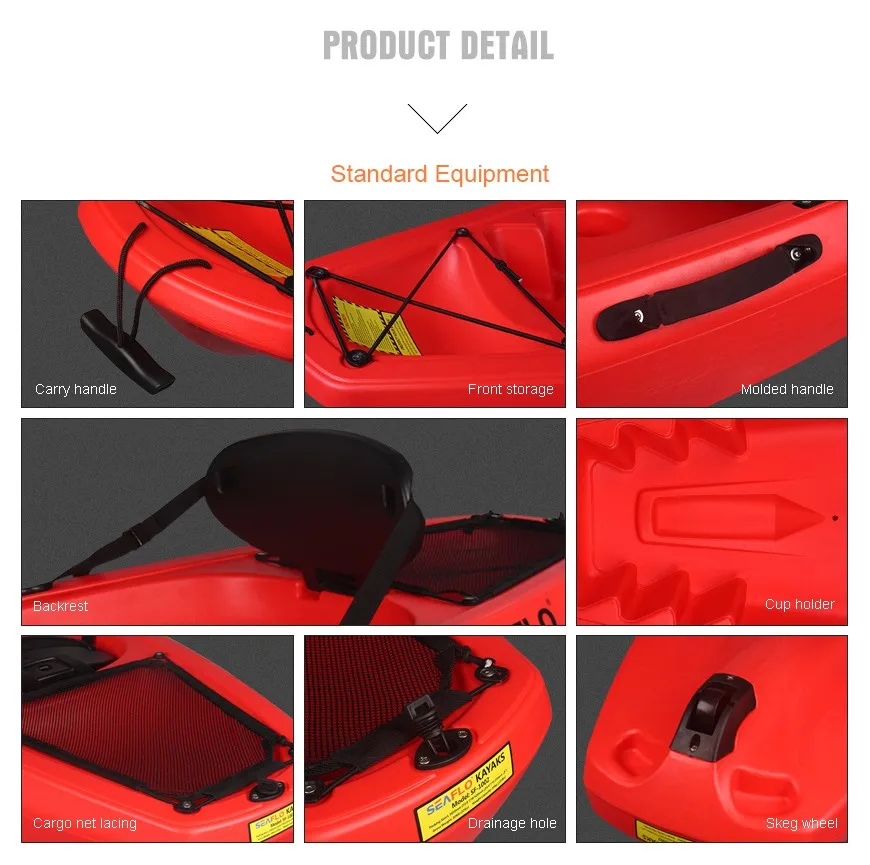 Cheap Plastic Canoe Boat Single Sit On Kayak Children Kids Kayak Buy