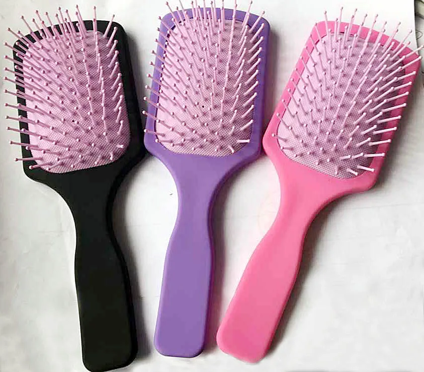 2017 New Improved Professional Rainbow Metallic Paddle Cushion Salon