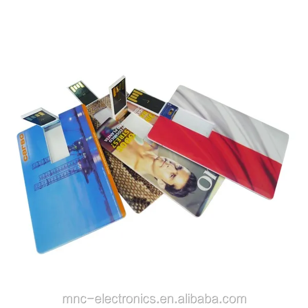2GB 4GB 8GB 16GB Customized Business name Card Usb Memory sticks flashdrive with both sides printing logo - ANKUX.COM