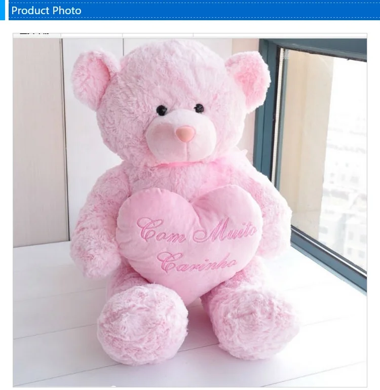 cute pink teddy