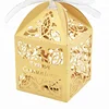 first holy communion laser cut customized cross favor box for wedding or party