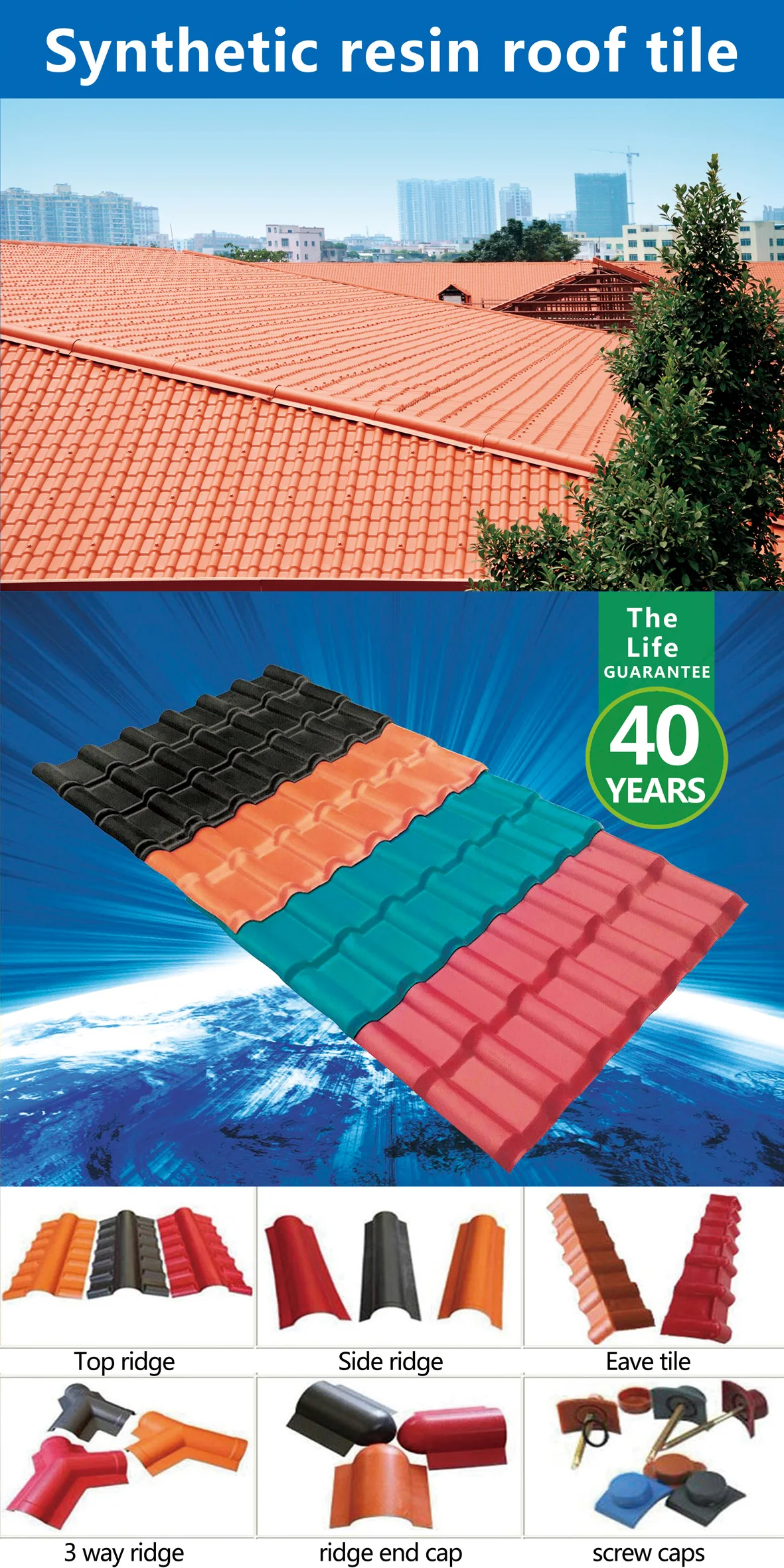 Plastic Roofing Sheets Pvc Roof Synthetic Tile Resin Tiles Upvc Sheet ...