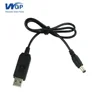 Customized Converter Cable USB 5V to12V Step Up Cable