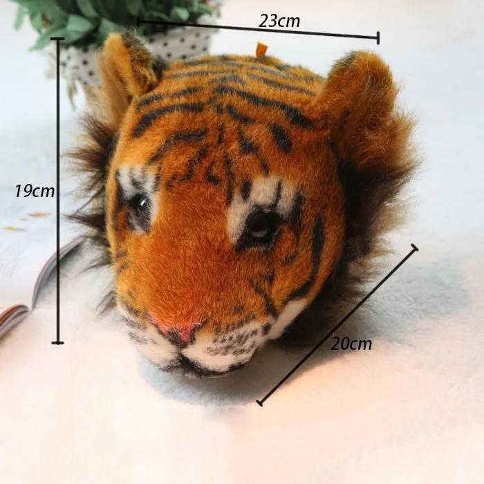 stuffed tiger head